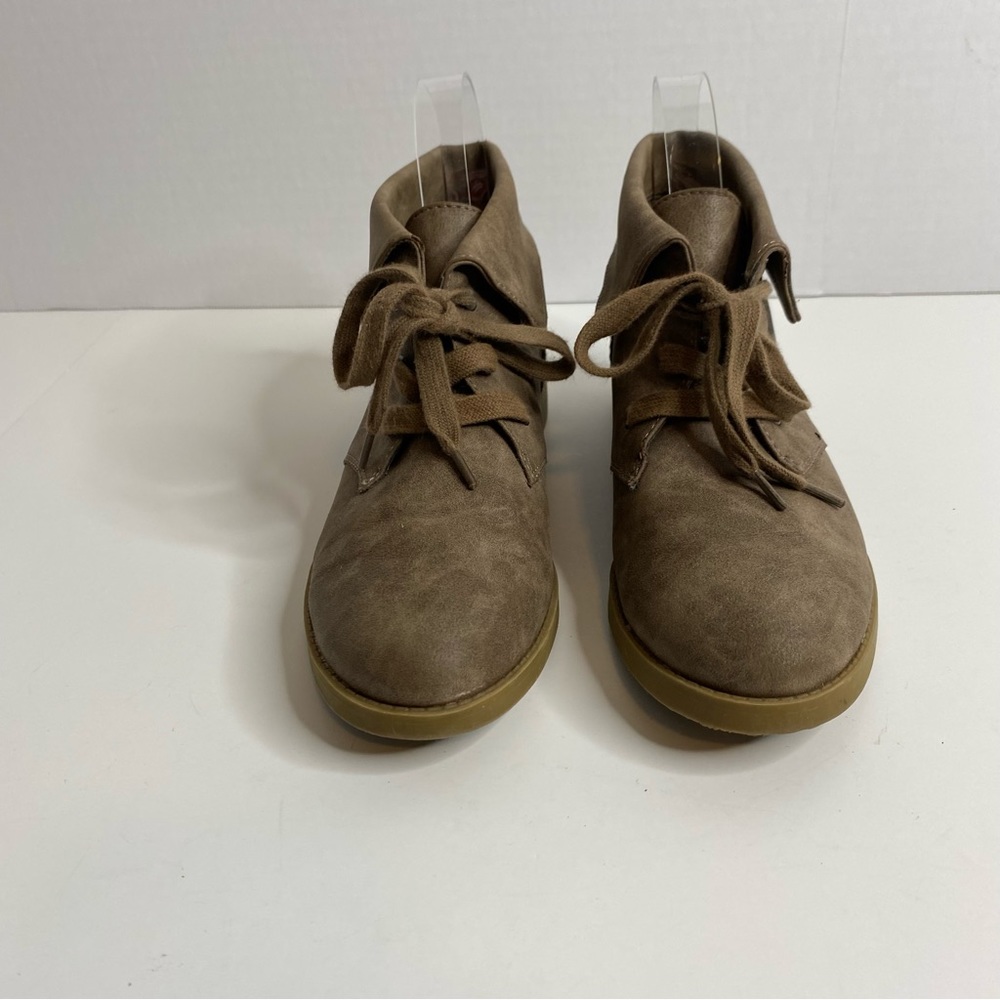 Women's Indigo‎ Rd Aimee Lace up Tan/Taupe Ankle Boots Size 7.5 - Picture 4 of 7